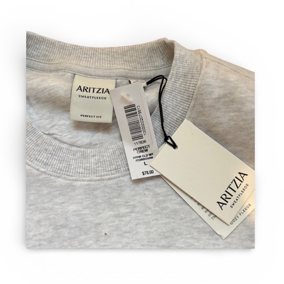 Aritzia Gray and Maroon Sweatshirt NWT - Picture 2 of 3